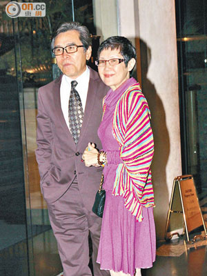 姜大偉與李琳琳結婚40年，恩愛如昔。（資料圖片）