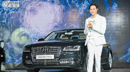 張智霖前晚出席Audi發布晚宴，一向愛車的他又心思思想買部跑車浪漫吓。