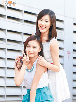 劉佩玥（右）與歐陽巧瑩雖然有不同的性格，但二人都是重朋友多於重感情的人。