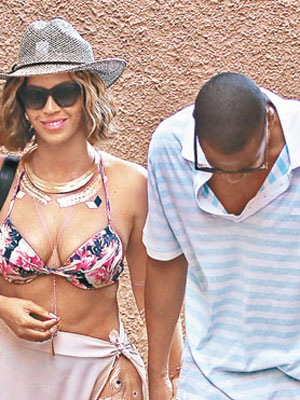 Jay Z的幼腳跟Beyonce對調會更合理。（東方IC圖片）