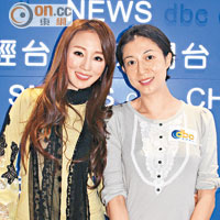 陳嘉容昨日與吳綺莉接受電台訪問。