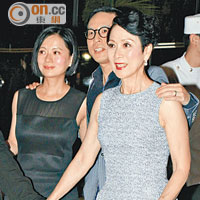 陳寶珠與兒媳一同出席。
