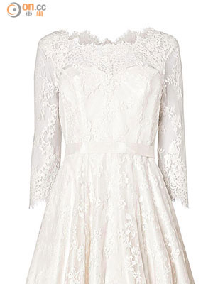 Phase Eight白色喱士裙 $6,400