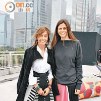 Marni設計師Consuelo（左）與女兒為慶祝品牌創立20周年舉辦慈善騷。