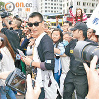 陳展鵬宣傳無綫劇《天眼》大受歡迎。