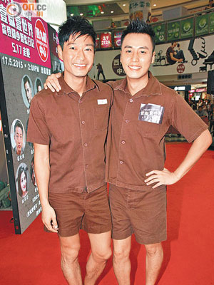 王宗堯（左）和張建聲主演的新片，上映四日，累積票房320萬。