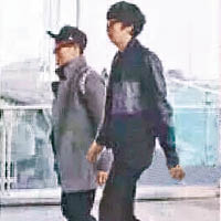 改圖<BR>昨日內地瘋傳李光洙與金鐘國的拖手照，並指二人已開記招認愛。