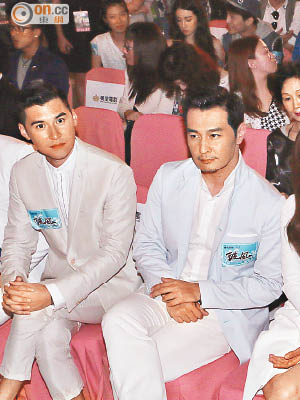陳家樂（左）與連凱都期待拍跳水片。