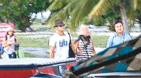 珍妮花和Justin已前往博拉博拉島度蜜月。（東方IC圖片）