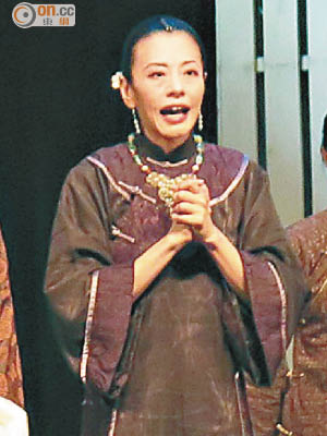 焦媛對廣州觀眾欣賞她的舞台劇，感到很欣慰。