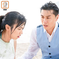 黃浩然視《警》劇是重出江湖之作，他與朱千雪飾演情侶備受好評。