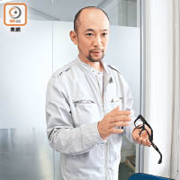金子眼鏡品牌生產管理部部長市川純一郎表示會堅持新潮復古的風格。