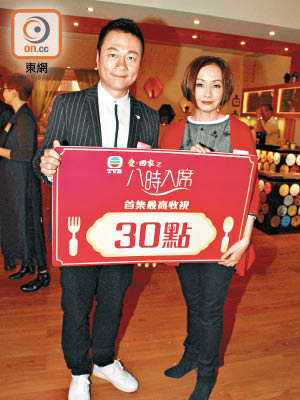 黎耀祥和毛舜筠主演的新處境劇，首集收視最高30點，成績非常好。