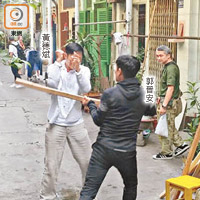 黃德斌、郭晉安在胡志明市唐人街打到七彩。