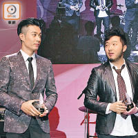 身兼歌手及填詞人的陳詠謙，曾與周柏豪同場演出。