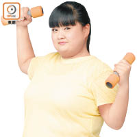 陳嘉佳最開心做代言不用刻意減肥。
