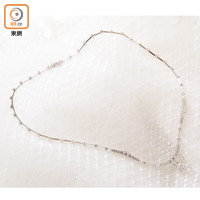 Infini Love Diamond「婚嫁系列」<br>18K白色黃金鑽石頸鏈 約$193,200