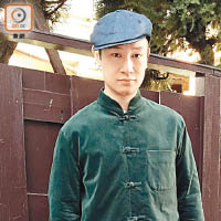Gary很欣賞OKURA出品的綠色外套充滿中國風。