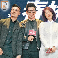小齊到北京為「志明」余文樂與「春嬌」楊千嬅站台。