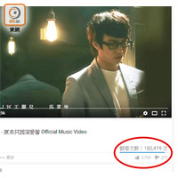 JW與吳業坤的新歌MV上載一天已有逾十八萬點擊。