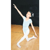 蔡思貝3歲開始學芭蕾。