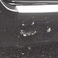 柏豪乘坐的座駕被撞花。