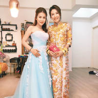 梁麗瑩擔任李美慧的伴娘。