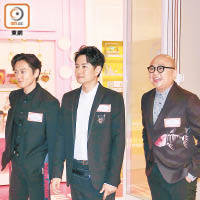 張振朗（左起）、蕭正楠與林盛斌主持的《美女廚房》大受觀眾歡迎。