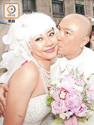 為了氹老婆開心，Dicky花過百萬在菲律賓打造童話式婚禮。