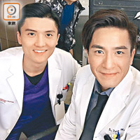 與馬國明演醫生的陳偉洪，自爆拍手術場面時不停NG。