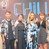 徐浩、Gin Lee、AGA與黎紀君錄影節目，獻唱經典歌曲。