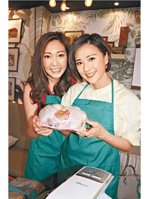 林燕玲（右）與蔡雪瑩感情要好，合作做節目自然合拍。
