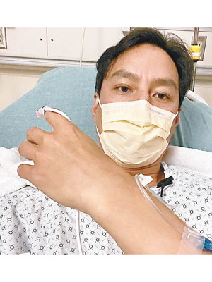 吳彥祖入院開刀割盲腸，免得日後再復發。
