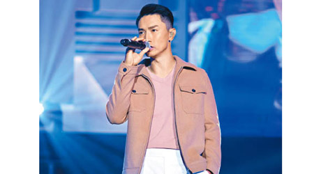 陳柏宇久未演出公開音樂會，唱得落力。