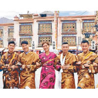 朱慧敏與陳良貴曾與多位好友同遊西藏，王賢誌見證他們發展。