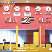 俄羅斯MICEX<br>主席：Alexander Ivanovich Potemkin<br>主要衍生工具買賣：MICEX指數期貨