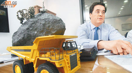 鐵貨主席韓博傑稱，中國東北需求將帶動礦產量。