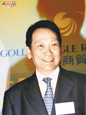 金鷹董事長王恒對今年下半年銷售感到樂觀。（潘國禮攝）