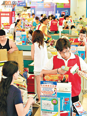 陳至勇預料自由行可再深化，從而刺激台灣零售市道。