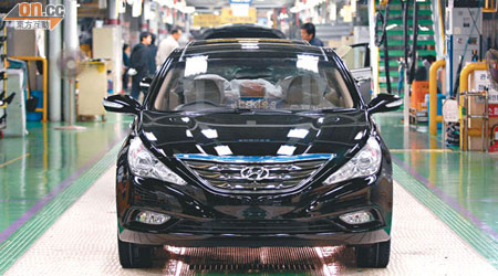 南韓汽車工業發展不俗，當地汽車股備受看好。（資料圖片）