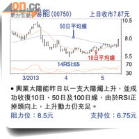 興業太陽能(00750) 上日收巿7.87元