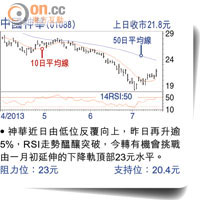 中國神華(01088)上日收巿21.8元