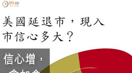 美國延退市，現入市信心多大？