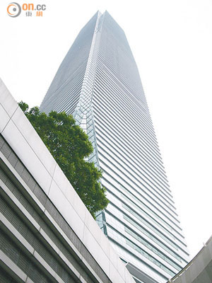 剛獲承租的環球貿易廣場中層戶，面積約6,840方呎。