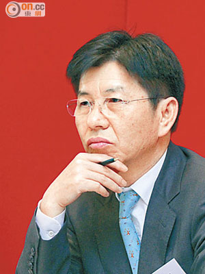 大成生化去年虧損擴大。圖為聯席主席劉小明。