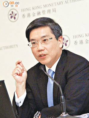金管局副總裁阮國恒稱，港銀對內地相關貸款普遍用作支持實體經濟。（資料圖片）