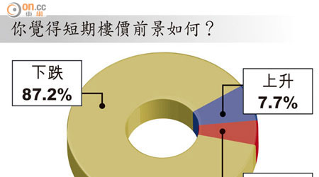 你覺得短期樓價前景如何？