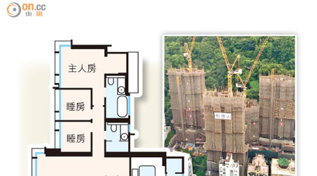 柏傲山第6座四房單位