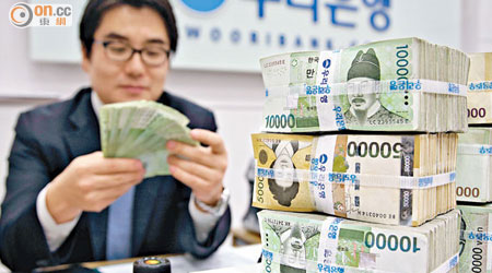 韓圜等亞太區貨幣昨普遍做好。