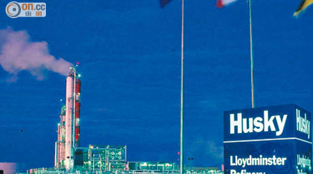 國際油價去年起暴瀉，赫斯基股價跟隨偏軟。